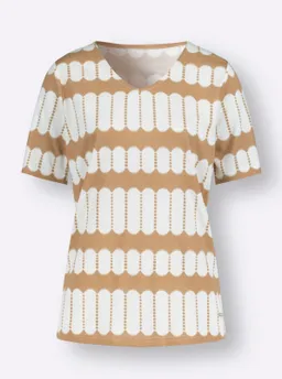 Witt Kurzarmshirt camel-ecru-bedruckt – Produktbild 1 von 1