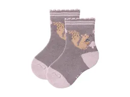 People Wear Organic People Wear Organic Frottee-Socken Bio-Baumwolle (kbA) grauviolett gemustert Gr. 22-24 – Produktbild 1 von 1