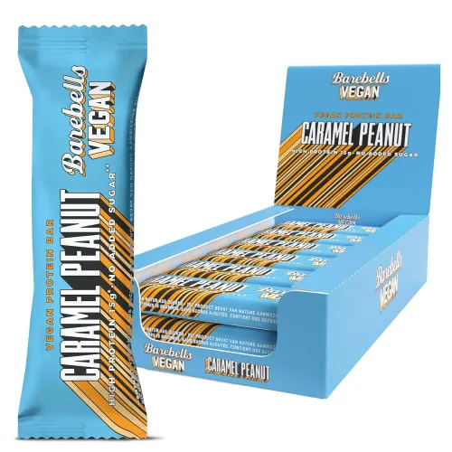 Barebells Vegan Protein Bar - 12x55g - Vegan Caramel Peanut – Produktbild 1 von 1