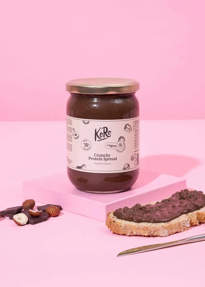 KoRo Vegane Proteincreme Haselnuss Kakao 500 g – Produktbild 2 von 5