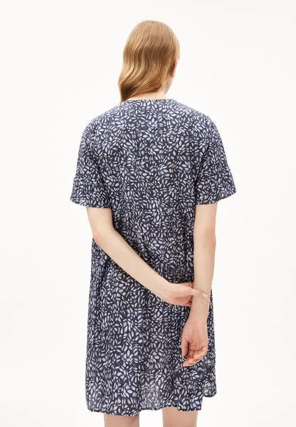 ARMEDANGELS ARMEDANGELS AAINO WATER DOTS - Damen Webkleid mit 100% carbon-zero TENCEL Faseranteil, Night sky, – Produktbild 2 von 4