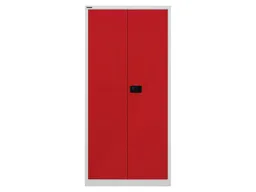 Bisley Bisley Flügeltürensch. "UNIVERSAL" 5 OH, Breite 91,4 cm lichtgrau/kardinalrot – Produktbild 1 von 1