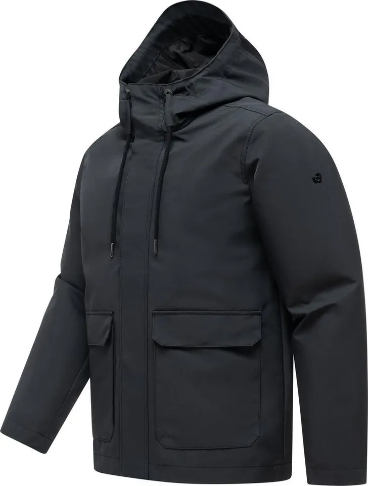 ragwear ragwear Funktionsjacke Mr Them Light YOUMODO Atmungsaktiverund wasserdichte Übergangsjacke, Schwarz, – Produktbild 3 von 5