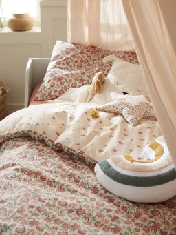 Vertbaudet Kinder Bettwäsche-Set HIPPIE BLUMENMÄDCHEN – Produktbild 1 von 1