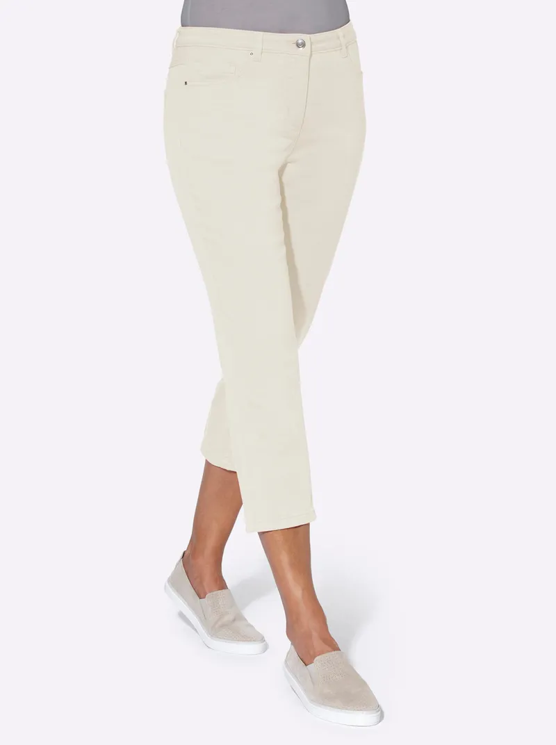 Witt 3/4-Jeans weiß, Weiß, – Produktbild 2 von 3