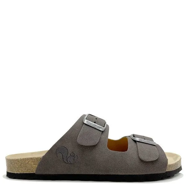 thies Vegane Eco Bio Sandale thies PET MEN, Charcoal (anthrazit), – Produktbild 1 von 4