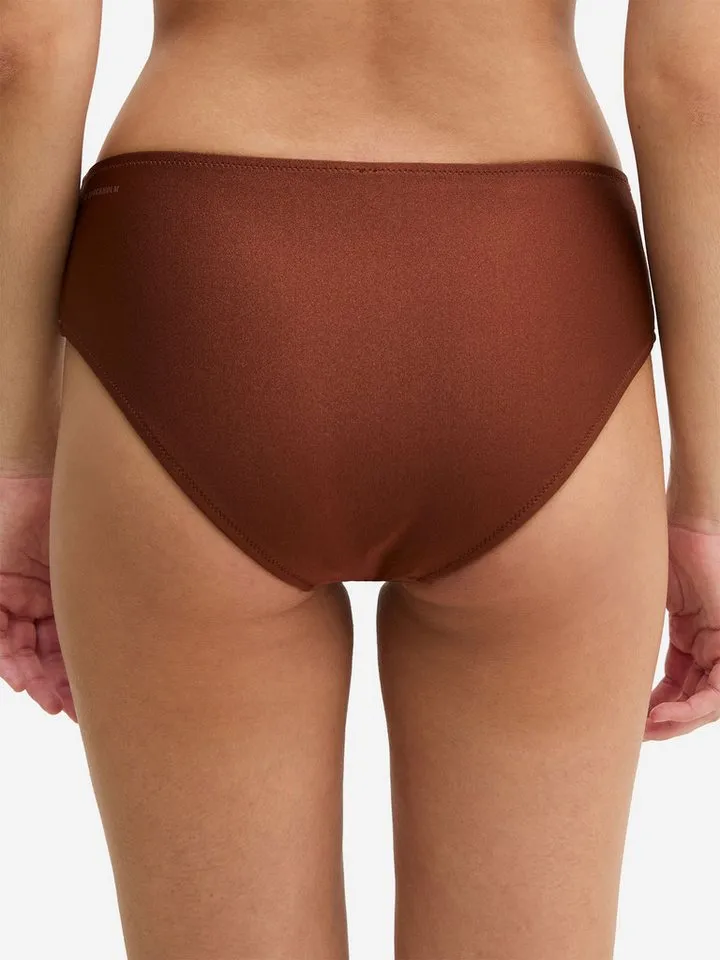 Marc O'Polo Marc O'Polo Bikini-Hose Shiny Bikini Slip, Bikini Unterteil, Bikinihose, Braun, – Produktbild 3 von 4