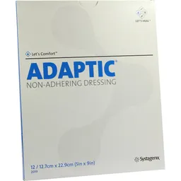 Solventum Germany ADAPTIC 12,7x22,9 cm feuchte Wundauflage 12 St – Produktbild 1 von 1