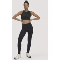 hessnatur hessnatur Leggings Medium Cut ACTIVE FUNCTIONAL aus Bio-Merinowolle und Bio-Baumwolle, Schwarz, – Produktbild 2 von 7