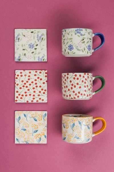Tranquillo Tranquillo Tasse Vintage Garden, Blau, – Produktbild 5 von 5
