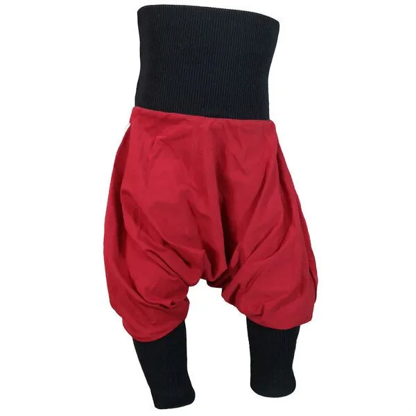liebewicht liebewicht Jersey Yogahose Sarouelhose Pumphose nach Wahl, Rot/schwarz, – Produktbild 1 von 4