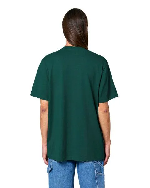 YTWOO YTWOO Nachhaltiges schweres Unisex T-Shirt, Dunkelgrün, – Produktbild 4 von 4