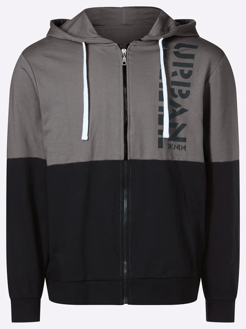 Catamaran Sports Sweatjacke grau-schwarz, Grau-schwarz, – Produktbild 1 von 2