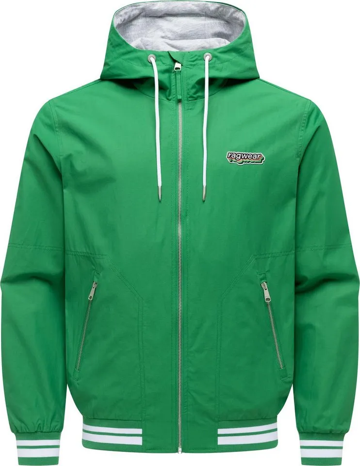 ragwear ragwear Outdoorjacke Stewan YOUMODO leichte Herren Übergangsjacke mitelastischen Bündchen, Grün, – Produktbild 2 von 5