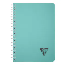 Clairefontaine Clairefontaine Spiralbuch A5 karriert 90 Blatt Blaue Lagune – Produktbild 1 von 1
