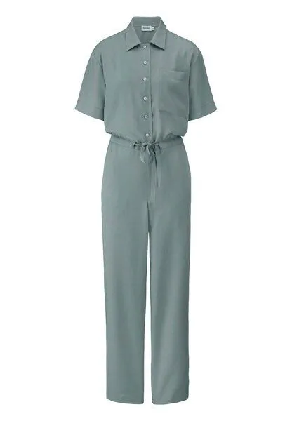 hessnatur hessnatur Overall Relaxed aus TENCEL Lyocell, Gischtgrün, – Produktbild 3 von 4