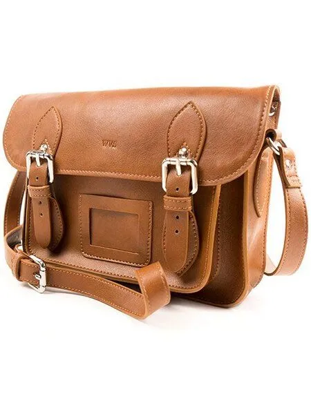 Will's Vegan Shop Will's Vegan Shop 11-Zoll-Satchel Kastanie Unisex, Kastanie, – Produktbild 2 von 2