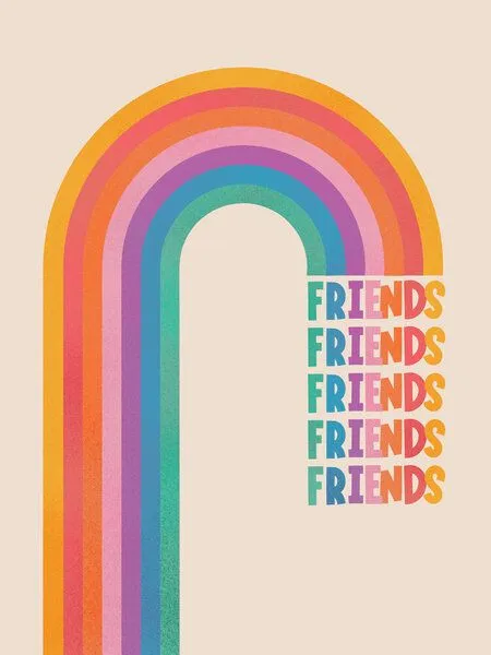 Photocircle Photocircle Poster / Leinwandbild - Rainbow Friends – Produktbild 1 von 4