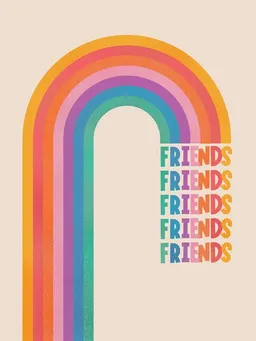 Photocircle Photocircle Poster / Leinwandbild - Rainbow Friends – Produktbild 1 von 1