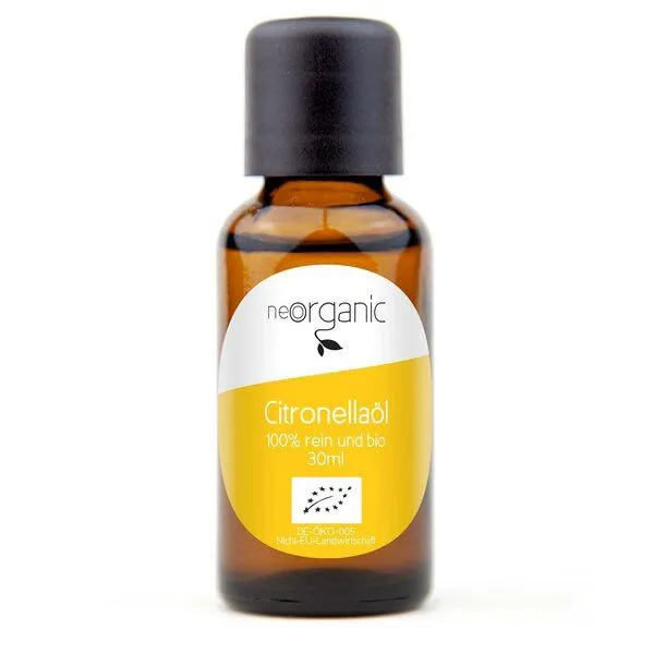 NeoOrganic NeoOrganic Bio-Citronella-Öl (Cymbopogon Winterianus Jowitt Oil) – Produktbild 1 von 4