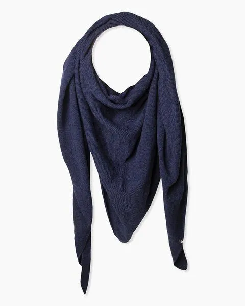 Esperando Esperando Zoe Triangle Schal, Navy, – Produktbild 1 von 3