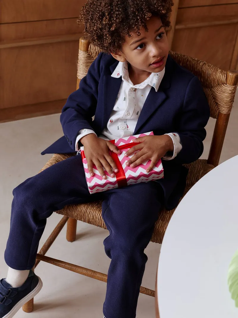 Vertbaudet Jungen Blazer, Marine, – Produktbild 3 von 4