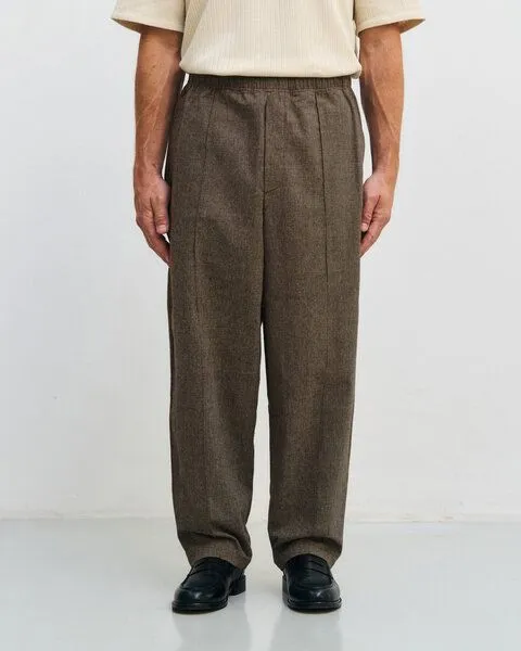 Rotholz Rotholz Weite Bundfaltenhose Bio Baumwolle, Braun, – Produktbild 1 von 8