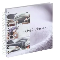 Hama Hama Spiral-Album "Relax", 28x24 cm, 50 weiße Seiten, Just Relax – Produktbild 1 von 1