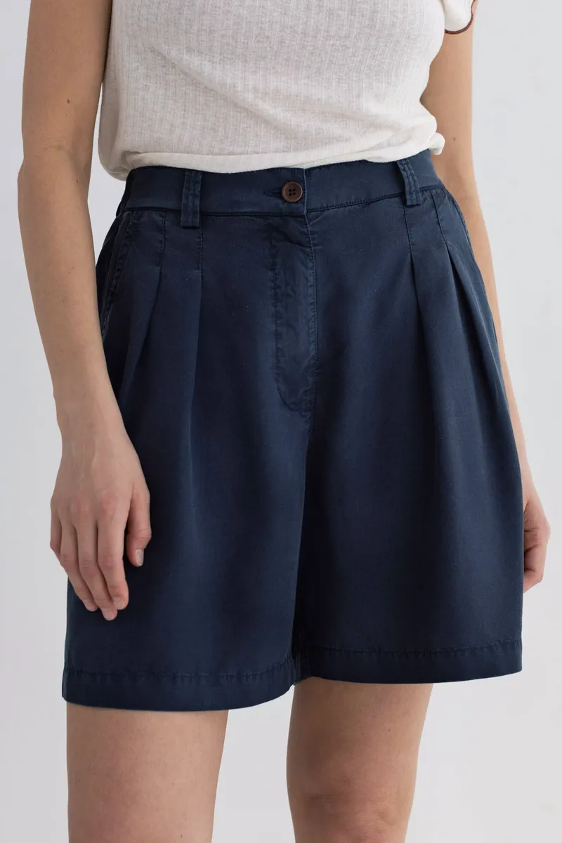 TWOTHIRDS TWOTHIRDS Damen vegan Kurze Deia Blaue Nacht, Extra dunkelblau, – Produktbild 1 von 2