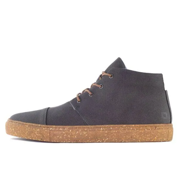 SORBAS SORBAS '59 recycelte Stoff-Sneaker, Anthrazit, – Produktbild 1 von 3