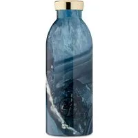 24bottles 24bottles 0,5l Thermosflasche - verschiedene Prints, Agate (blau), – Produktbild 1 von 1