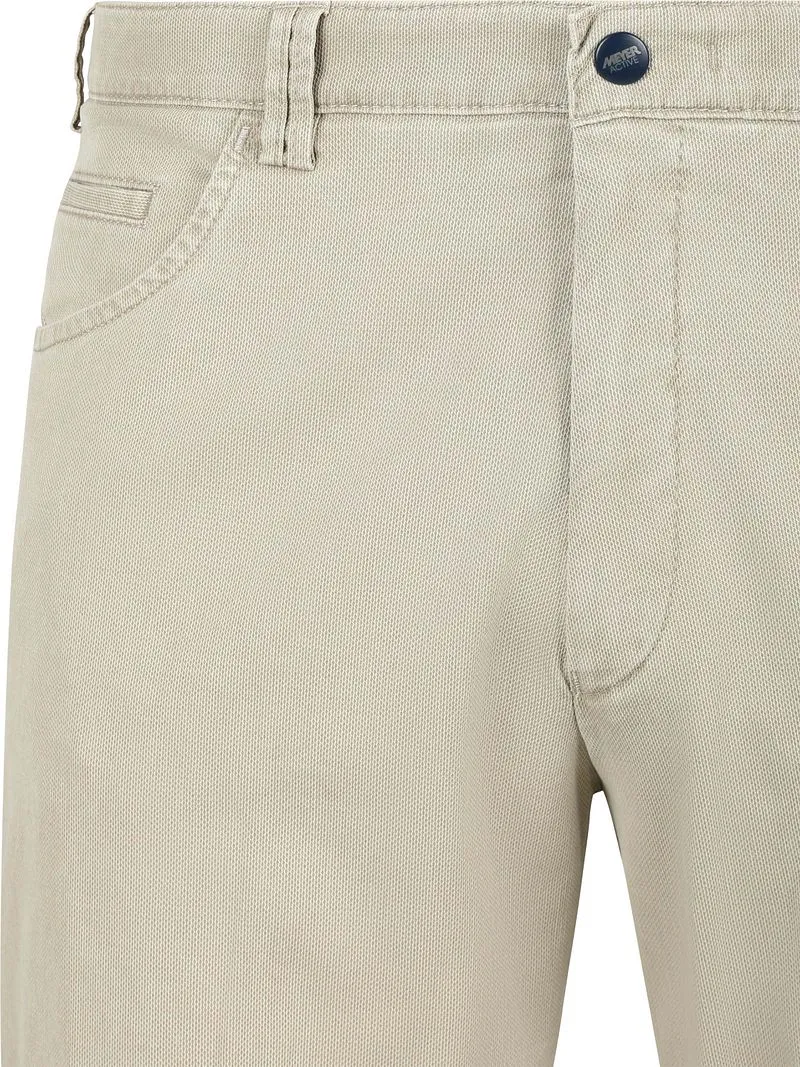 Meyer Meyer Dublin Hose Greige - Größe 54, Beige, – Produktbild 4 von 5