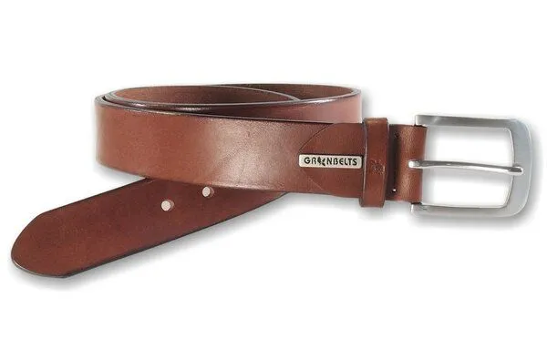 Greenbelts Greenbelts Herren Ledergürtel RON, Braun, – Produktbild 4 von 4