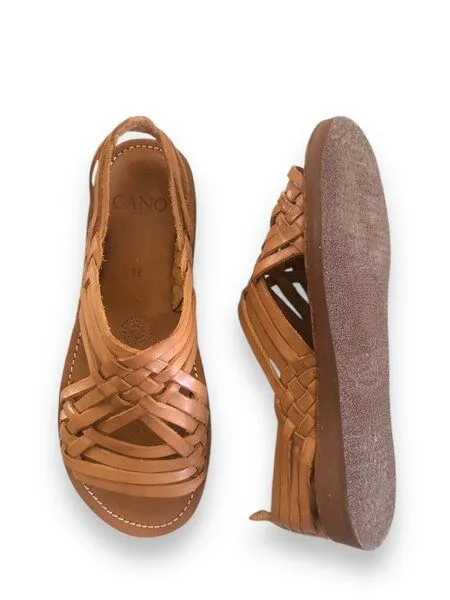 CANO CANO LUISA Huaraches, Hellbraun (cognac), – Produktbild 3 von 4