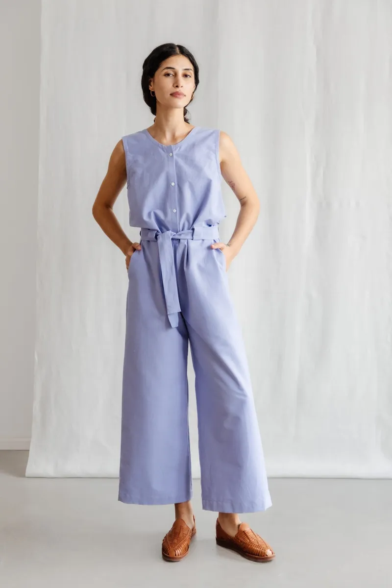 Jyoti - Fair Works Jyoti - Fair Works Damen vegan Jumpsuit Daksha Lila, Lila, – Produktbild 2 von 2