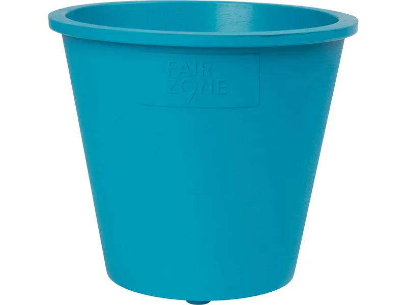 Fair Zone FAIR ZONE Pflanztopf Medium in verschiedenen Farben, Petrol blue, – Produktbild 1 von 3