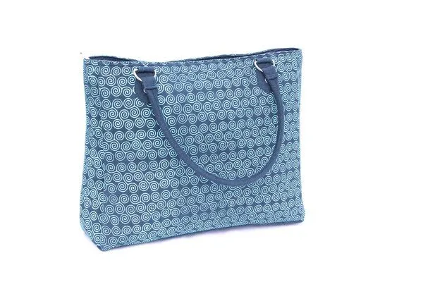Schönes aus Indochina Schönes aus Indochina Eleganter Shopper marine – Produktbild 4 von 8