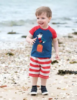 Frugi Frugi Kurzarmshirt mit Möwe – Produktbild 1 von 1