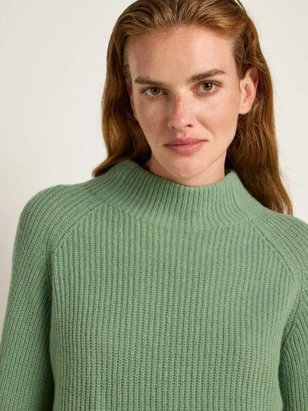 LANIUS LANIUS Grobstrickpullover aus Bio-Merinowolle, Sage, – Produktbild 3 von 4