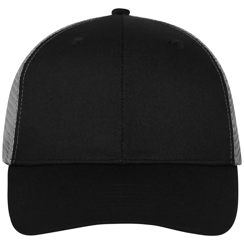 Myrtle Beach myrtle beach Trendiges 6 Panel Mesh Cap MB6239 aus Polycotton unisex black/black/dark-grey – Produktbild 1 von 1