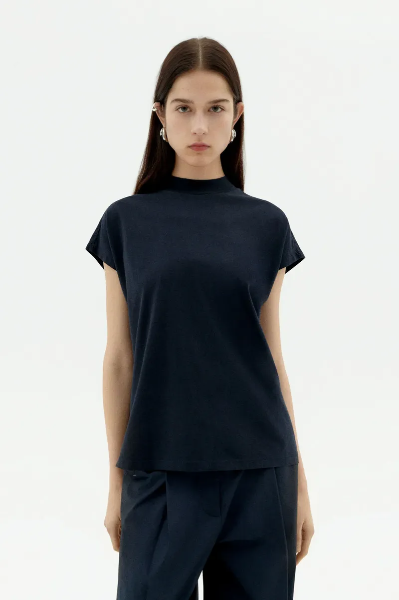 thinking mu Thinking MU Damen vegan T-Shirt Volta Navy, Extra dunkelblau, – Produktbild 2 von 2