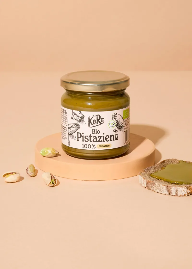 KoRo Bio Pistazienmus 100 % Pistazien | 200 g – Produktbild 2 von 5
