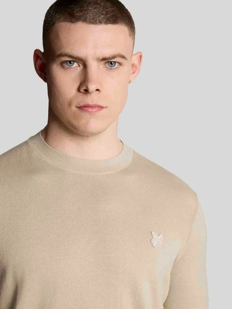 Lyle and Scott Lyle & Scott Tonal Pullover Greige - Größe XL, Grau, – Produktbild 3 von 5