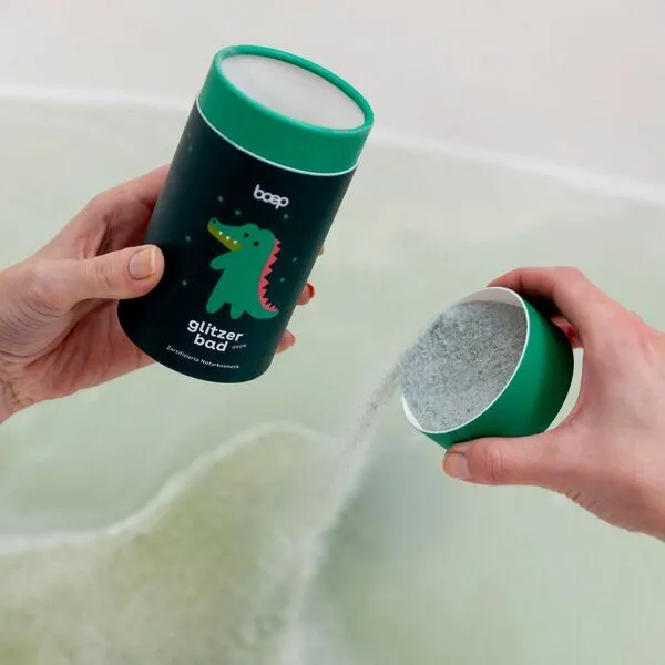 das boep das boep Glitzerbad Badezusatz Krokodil – Produktbild 2 von 4