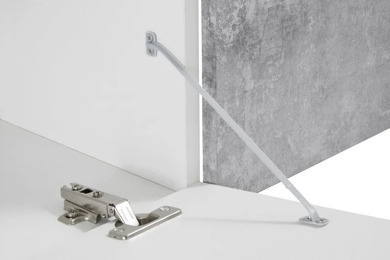 OTTO home Wohnwand Sorano, (Set, 4-St), Kompaktwohnwand mit viel Stauraum, Grau, – Produktbild 5 von 5
