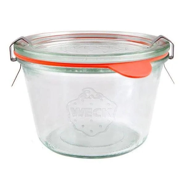 mikken mikken WECK Sturzglas 80 - 850 ml mit Deckel, Gummiring und Klammern – Produktbild 2 von 6