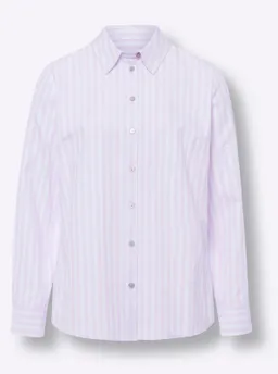 heine Klassische Bluse rosé-weiß-gestreift – Produktbild 1 von 1