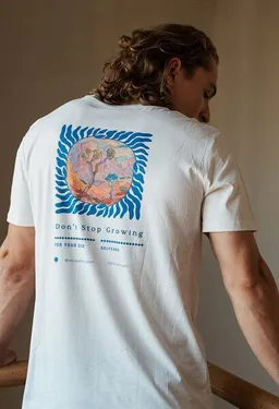 Kultgut Kultgut NEW Upcycling Generation- Artdesign - Bioshirt / Dont Stop Growing – Produktbild 1 von 1