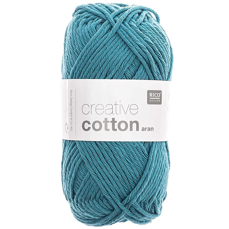 Rico Design Rico Design Creative Cotton aran Petrol, Petrol, – Produktbild 1 von 1