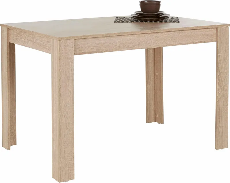 OTTO home Esstisch Meigh (OTTO-Choices), Breite 120 cm, in verschiedenen Farbvarianten erhältlich, Braun, – Produktbild 1 von 4